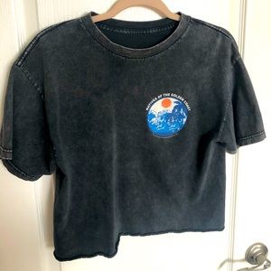 Brandy Melville Oversized Cropped Tee